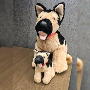 Build-A-Bear German Shepherd with Baby